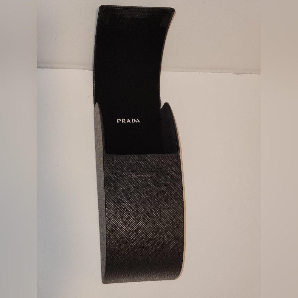 Prada Saffiano Leather Hard Eyeglass Case